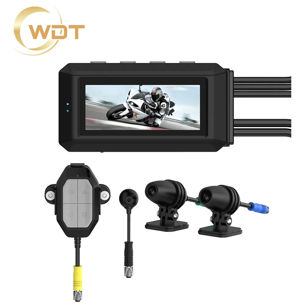 HDR-mini cámara dvr para coche y motocicleta, 3,16 pulgadas, 2K, doble lente, motor, bicicleta, blackbox