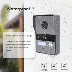 Sistema di videocitofono intelligente con lettore di prossimità e fotocamera a colori kit campanello 2 cavo citofono semplice installazione - Product Image 6
