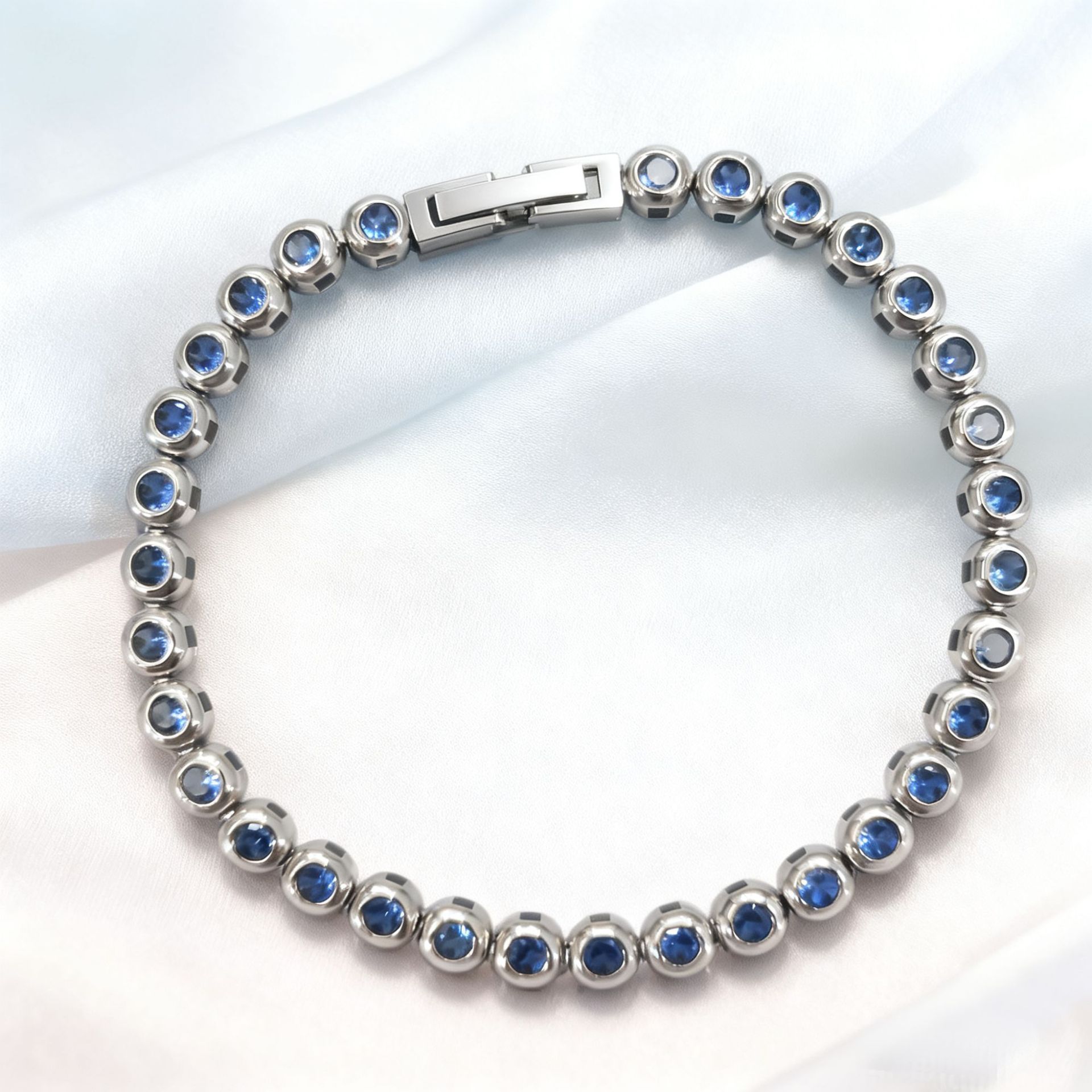 ZIRCON argent-bleu