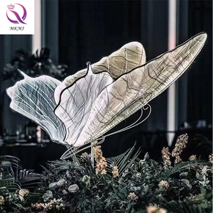 Düğün LED kelebek sahne yol aydınlatması düğün salonu düğün sahne mekan düzeni zemin tavan avize dekorasyon - Product Image 6