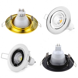 Gömme tavan çerçevesi led spot konut OEM ODM aşağı aydınlatma armatürü GU10/GU5.3/MR16/MR11 braketi tam renkli spot ışık kutusu - Product Image 4