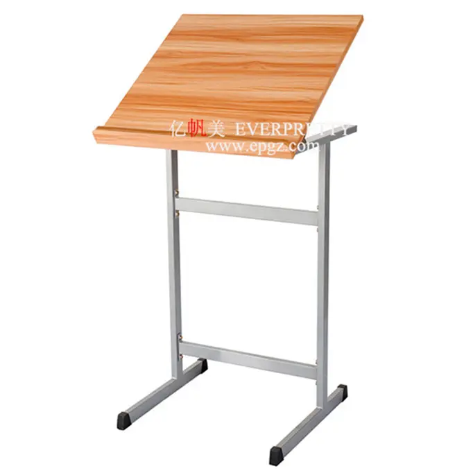 طاولة رسم خشبية للطلاب, طاولة رسم خشبية مرتفعة وقابلة للتعديل بسعر المصنع