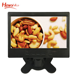 Personalizable 7 "1024*768 VGA BNC AV Puertos LCD Monitores de computadora con dos tipos de bases - Product Image 1