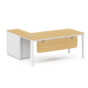 Escritorio de oficina ejecutivo moderno con almacenamiento incorporado Mesa de ordenador de muebles de oficina CEO Boss - Product Image 4
