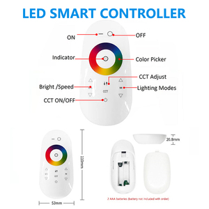 WiFi Tuya Smart RGBWC, световой музыкальный светодиодный контроллер DC 5 В 12 В 24 В 5 - Product Image 5