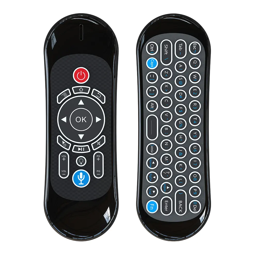 2023 Best Belling tastiera Wireless Air Mouse 2.4G telecomando IR T120 supporto controllo vocale per tv box mini proiettore
