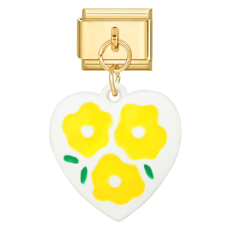 YWXH-13-Amour de fleur jaune à fond doré