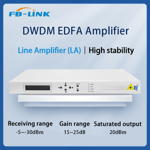 LA hattı amplifikatör EDFA 1U raf C bant DWDM 16CH/32CH/48CH 20dB kazanç optik ağ için - Product Image 2