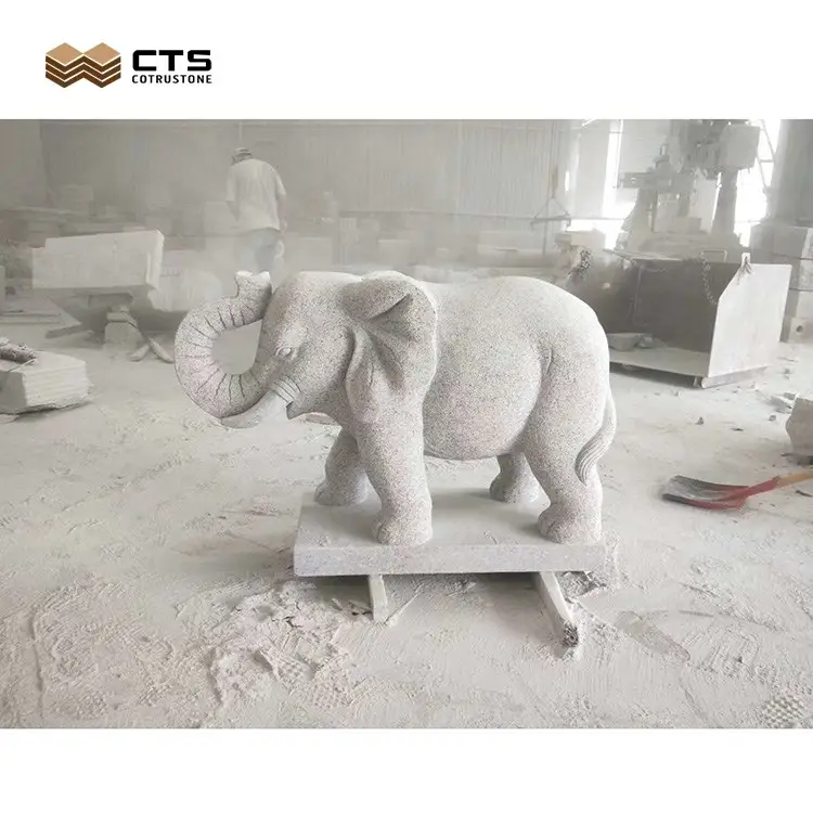 Prodotto caldo Prezzo Ragionevole Aquila Scultura Elefante Giardino Incidere Natura Granito Statua di Pietra
