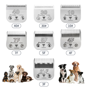 3F 4F 5F 7F 10 #30 #40 #50 # chuyên nghiệp PET Clipper lưỡi A5 lưỡi cho hầu hế<span class=keywords><strong>t</strong></span> <span class=keywords><strong>andis</strong></span> Oster cắ<span class=keywords><strong>t</strong></span> Pet cắ<span class=keywords><strong>t</strong></span> gốm lưỡi - Product Image 2