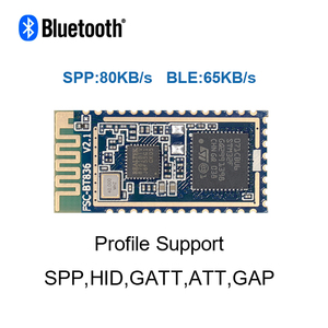 5.3 Wireless UART,USB,PCM,I2C,PIO,AIO a bassa potenza modulo trasmettitore Bluetooth supporta iBeacon,Airsync - Product Image 3