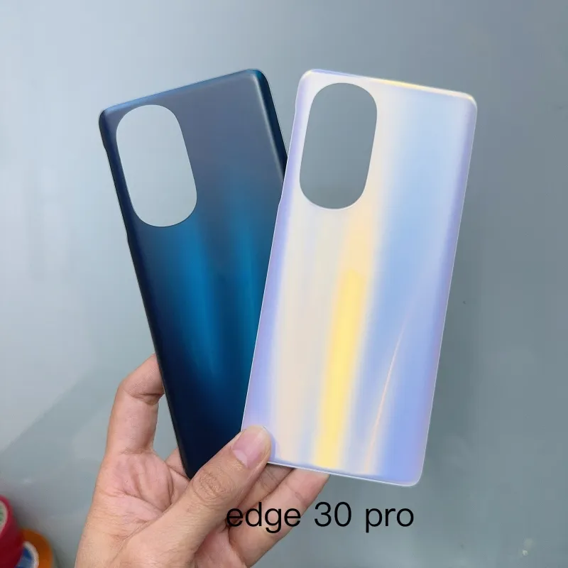 ฝาครอบแบตเตอรี่ด้านหลังกล่องที่อยู่อาศัยด้านหลังสําหรับ Motorola Edge 30 Pro ที่อยู่อาศัยโทรศัพท์มือถือ