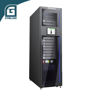 Gcabling Sistema de monitoreo de centro de datos inteligente Solución de productos Modular Todo en uno Gabinete de rack de servidor de red con aire acondicionado - Product Image 1