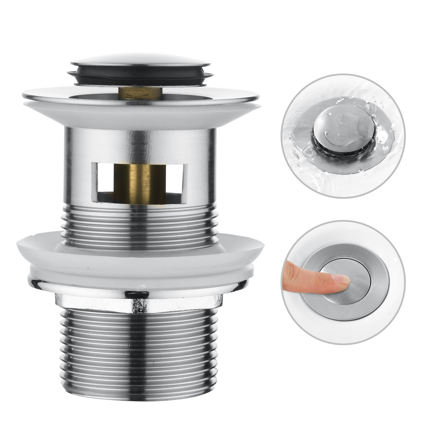 Brushed stainless steel