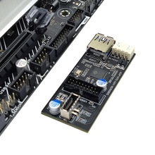 USB 3.2 anteriore GEN1 a doppio 19pin o TYPE-C adattatore TYPE-E A-KEY scheda di espansione 3.2 - Product Image 2