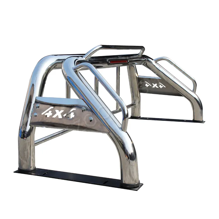 Acero inoxidable 201 accesorios exterior Roll Bar para Hilux Vigo 2009-2014 barras para camiones