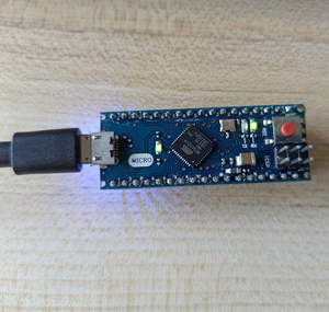Micro ATmega32U4 Scheda di Sviluppo per arduino 32U4 KIT FAI DA TE Con Dritto Pin del Connettore con il cavo USB