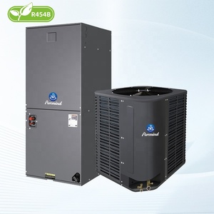 Puremind US Standard 18 SEER垂直エアハンドラーAHU 3Ton 4Ton 5Tonインバーター冷却暖房R454b R410aエアハンドリングユニット