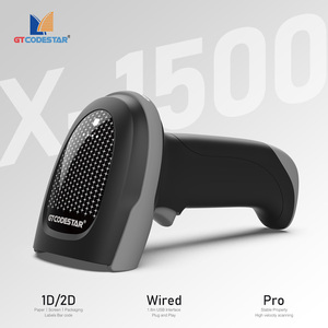Lector de código de barras portátil Xincode pistola 1D 2D precio escáner de código de barras USB con cable Qr lector de código de barras de escaneo de código de barras farmacéutico - Product Image 1