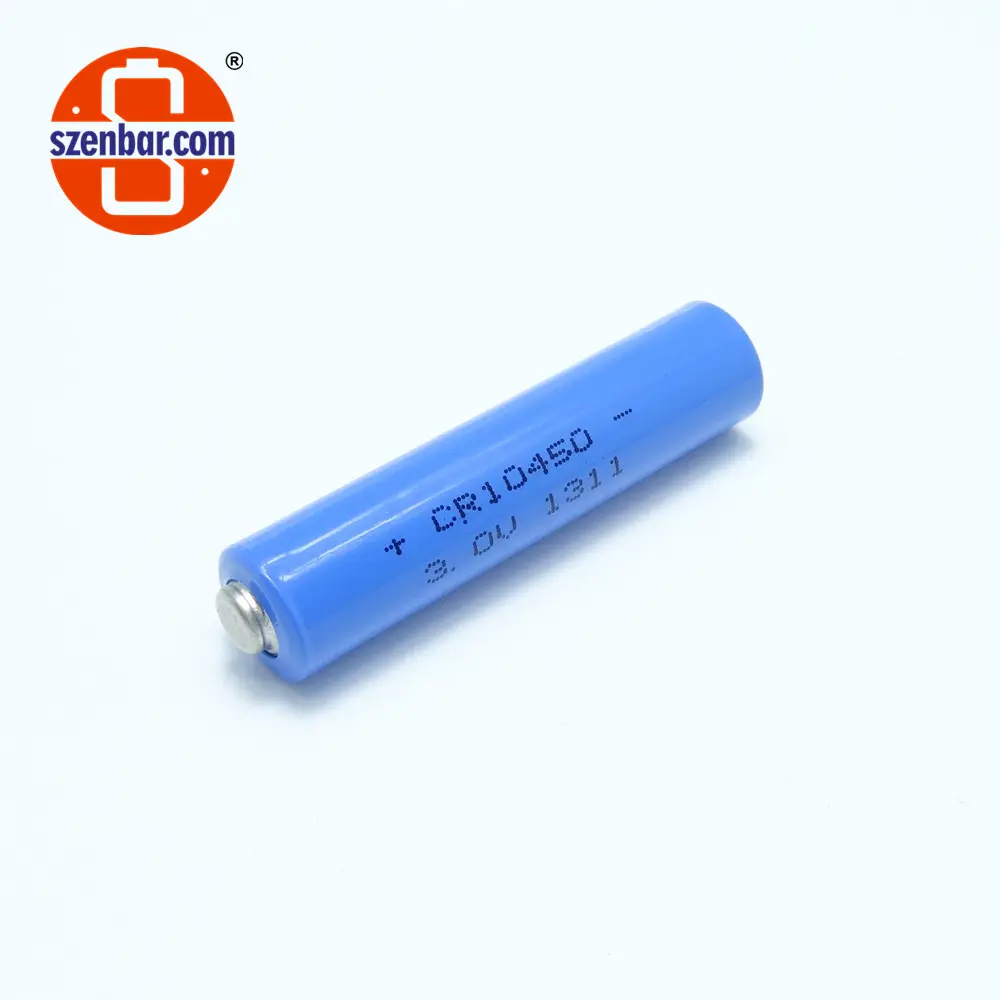 3 V 600 mAh AAA größe lithium-manganoxid batterie CR10450