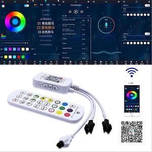 Новый беспроводной контроллер светодиодной ленты DC5-24V 24key ИК-пульт дистанционного управления смарт-приложение пикселей диммер контроллер для WS2812B WS2811 LED пиксель полосы светодиодный модуль