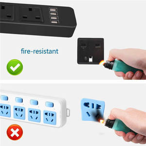 Manufacturer Direct Sale 4 USB Port 3 Outlet Power <strong>Socket</strong> <strong>Switch</strong> Universal Plug <strong>Socket</strong> <strong>Multi</strong> <strong>Socket</strong> Plug - Product Image 5
