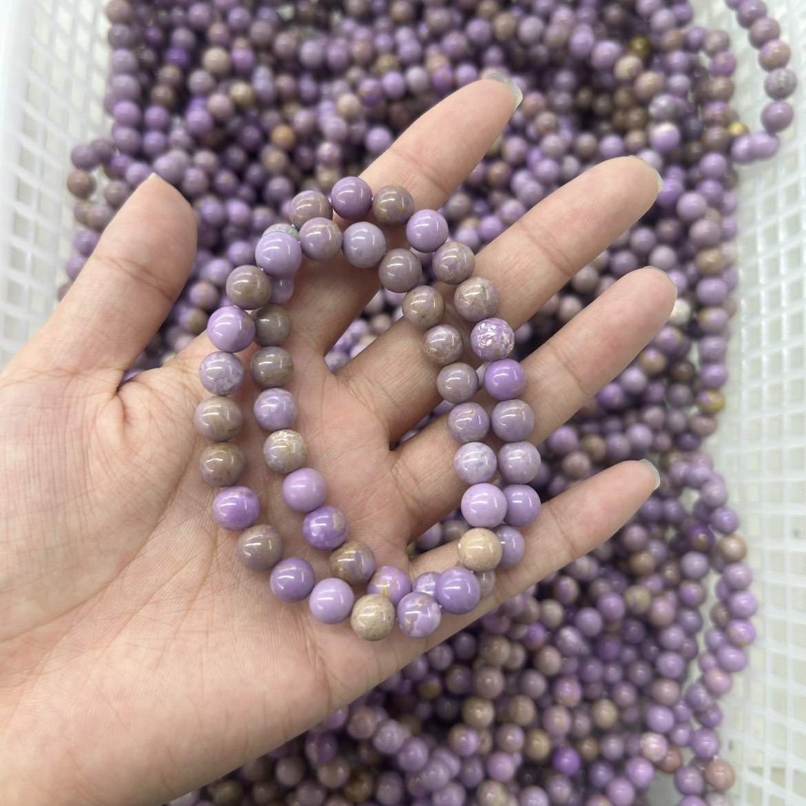 Mica violet africain