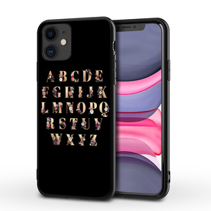 IPhone 12 11 Pro Xs Max X Xr 8 Plus 7 6sTPUカスタムフローラルレターパターンデザイン用ケースiPhone12用保護電話カバー - Product Image 6