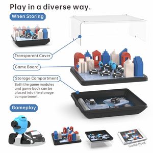 PUNGROW Educational Travel Set AI <strong>Robot</strong> Catcher <strong>Game</strong> Play with Construction Toy <strong>Building</strong> Blocks Set ABS Plastic Educational Toy - Product Image 3