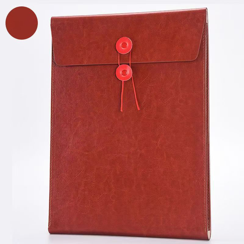 A4 vertical-style brown belt