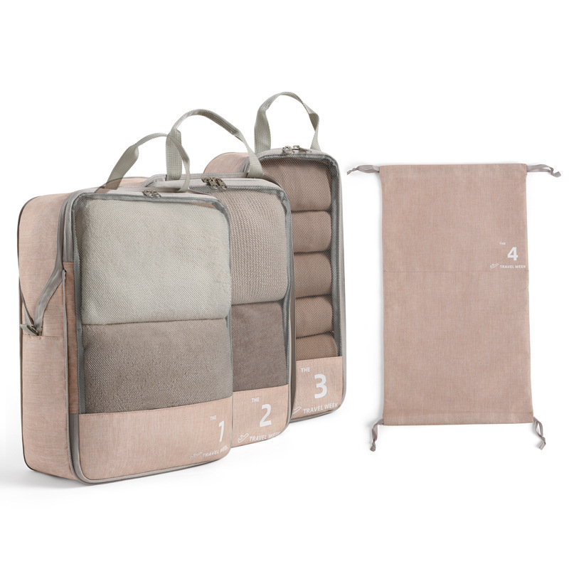 Four-piece beige set