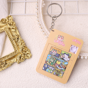 Biểu Tượng Tùy Chỉnh Klotski Câu Đố Keychain Klotski Trò Chơi Huarongroad Hội Đồng Quản Trị Toán Học Trò Chơi Mini Keychain Giáo Dục Đồ Chơi Cho Trẻ Em - Product Image 2