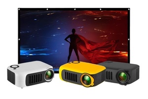 Transjee 2022 mini projetor de vídeo inteligente, mini projetor pico de 1080p hd para vendas