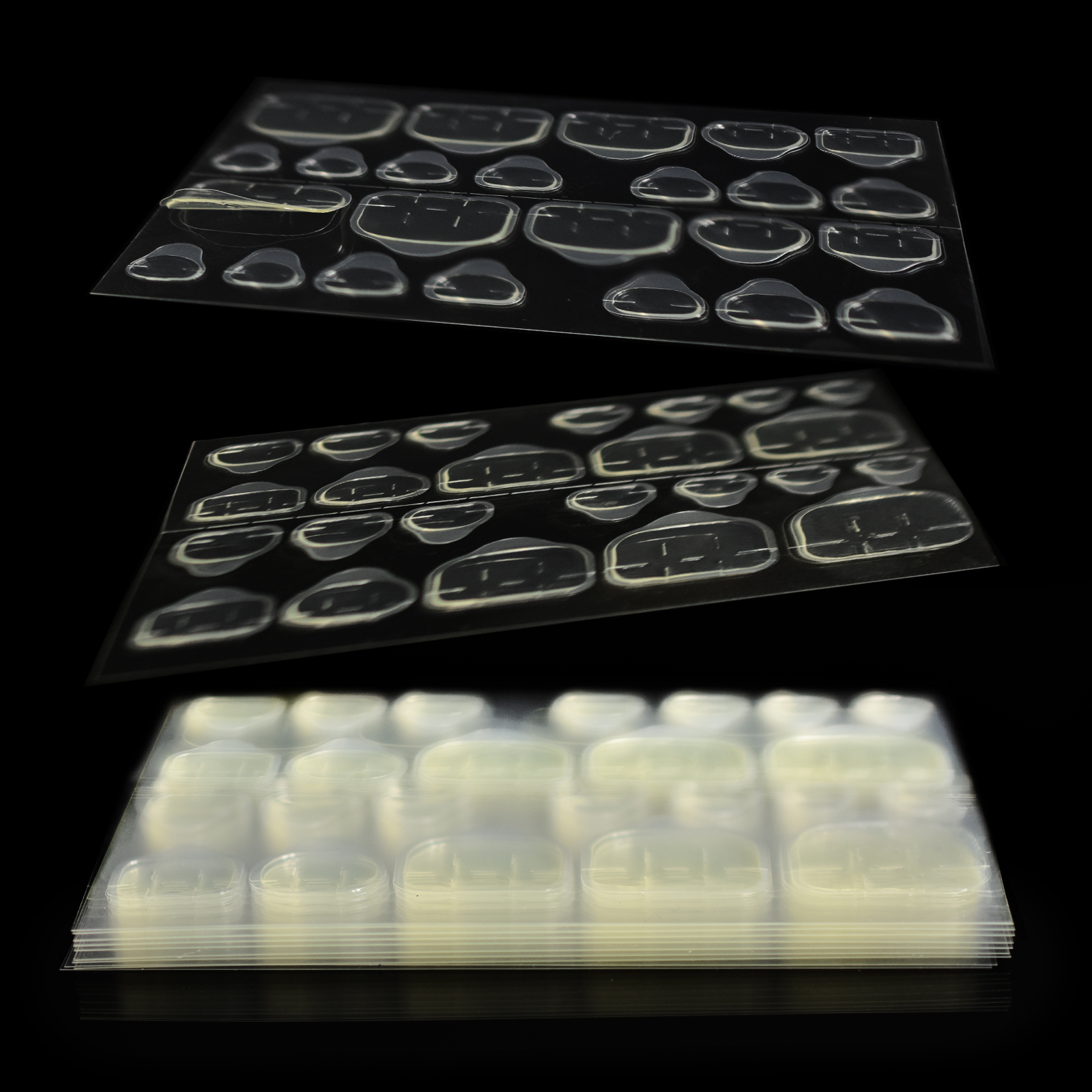 T53 24pcs jaune 0.4-0.5mm pour les orteils