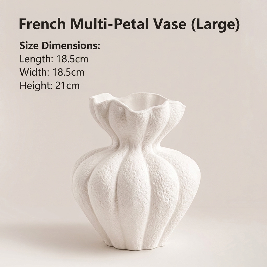 Grand vase blanc