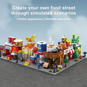 New Hot Items Firmly Spliced <strong>Put</strong> <strong>Together</strong> Colorful Color Scheme Street View Building Blocks Set - Product Image 5