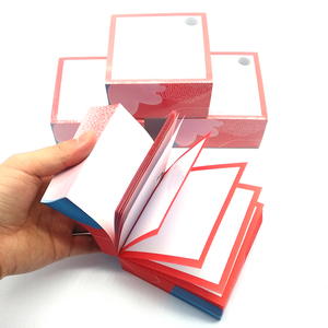 Bloc de notas adhesivas con logotipo personalizado Cubo de papel creativo Bloque personalizado - Product Image 1