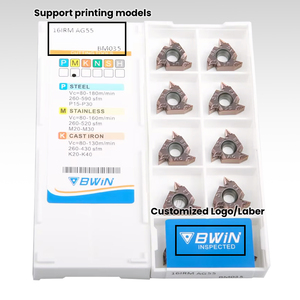 เม็ดมีดกลึงเกลียวคาร์ไบด์ 06IR 06ER 08ER 08IR A55 A60 11ER 11IR <span class=keywords><strong>16IR</strong></span> 16ER AG55 AG60 G55 G60 22IR 22ER N60 N55 - Product Image 6