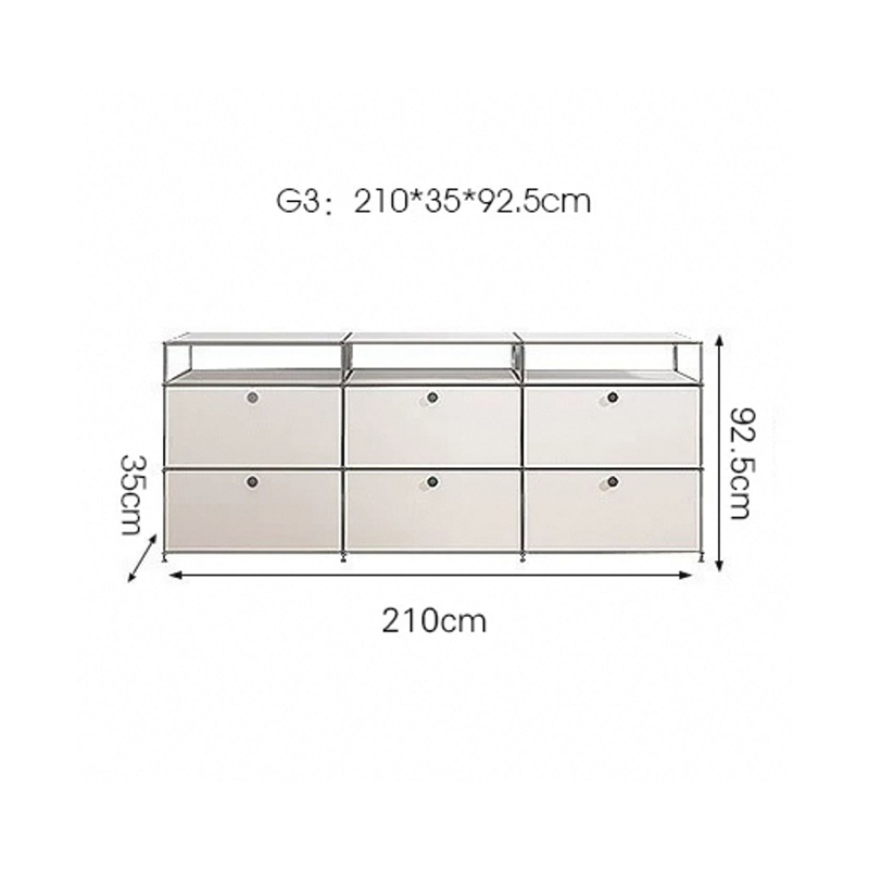 Armoire simple blanche g3