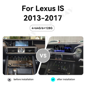 ZWNAV 10.25英寸Carplay雷克萨斯IS 2013 2017车载全球定位系统导航多媒体视频播放器显示屏车载立体声头单元 - Product Image 2