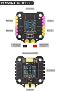 TYI F405 V3 50A F4 4-in-1 uçuş kontrol yığını Tuning FPV ESC uzaktan erişim yarış Drone kullanımı akülü aksesuar - Product Image 2