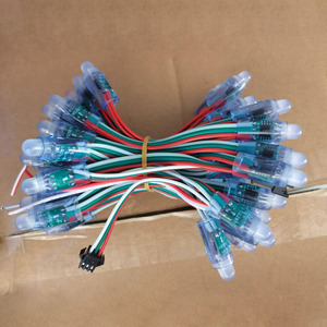 Programmier bare Ip67 Wasserdichte 50-teilige Gleichstrom 5V 12mm Vollfarb verbindung 12V Smart RGB Adressierbare Knoten Pixel-LED-Streifen-Lichterketten - Product Image 3