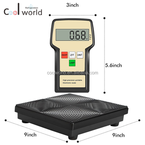 Digitale programmier bare Kältemittel-Lade waage mit 50-100kg (110-220lb) und Speicher funktion - Product Image 6