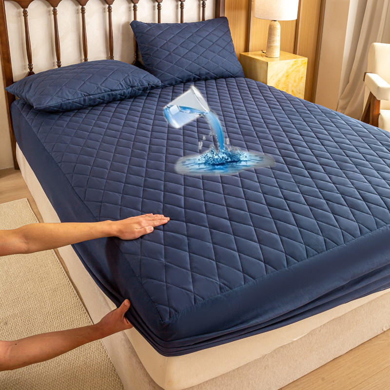 Navy Blue Straight diamond check