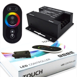 RGB-Controller Hoch leistungs 12V 18A RGB-LED-Streifen 433MHz Rf 6 Tasten Touch-Fernbedienung 5050 Smd RGB-LED-Controller