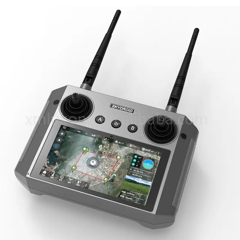 Skydroid-transmisor de vídeo Digital H12, transmisión de 2,4 GHz, 1080P, telemetría, 12 canales, UAV, Dron con control remoto