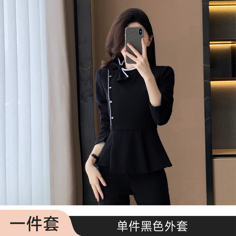 black suit