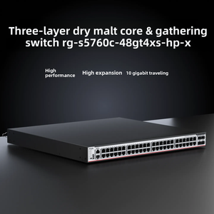 Ruijie RG-S5760C-48GT4XS HP-X 48 cổng Gigabit điện Lớp 3 doanh nghiệp cấp lõi tập hợp mạng PoE chuyển đổi - Product Image 5