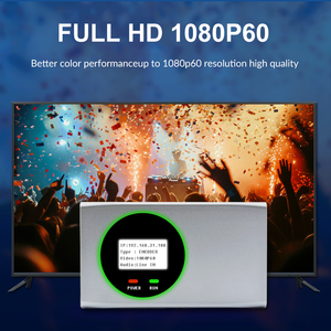 FULL HDMI to NDI Video Encoder Support POE/PTZ Control/Audio/Bulit-in Tally HD 1080P IP NDI Video <strong>Decoder</strong> - Product Image 3