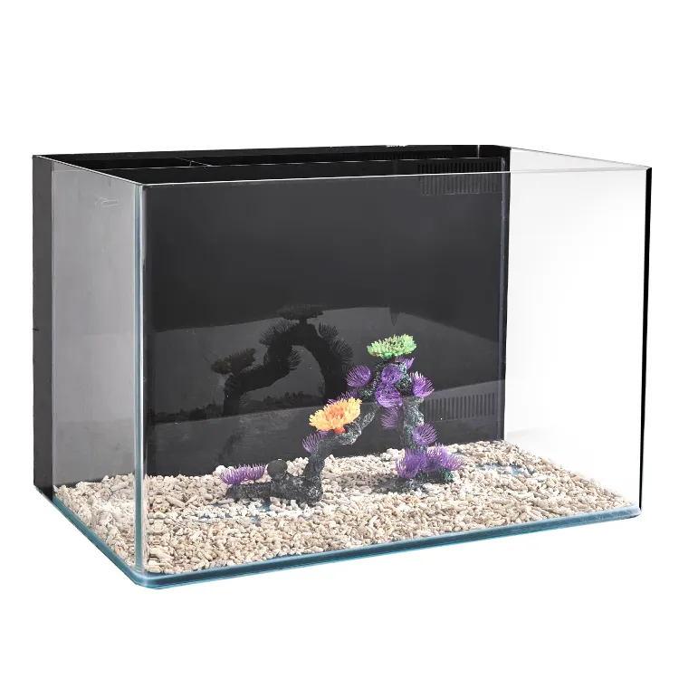 OEM personalizado Acrílico ou Vidro aquário aquário com filtros traseiros conjunto completo aquário lagoa design
